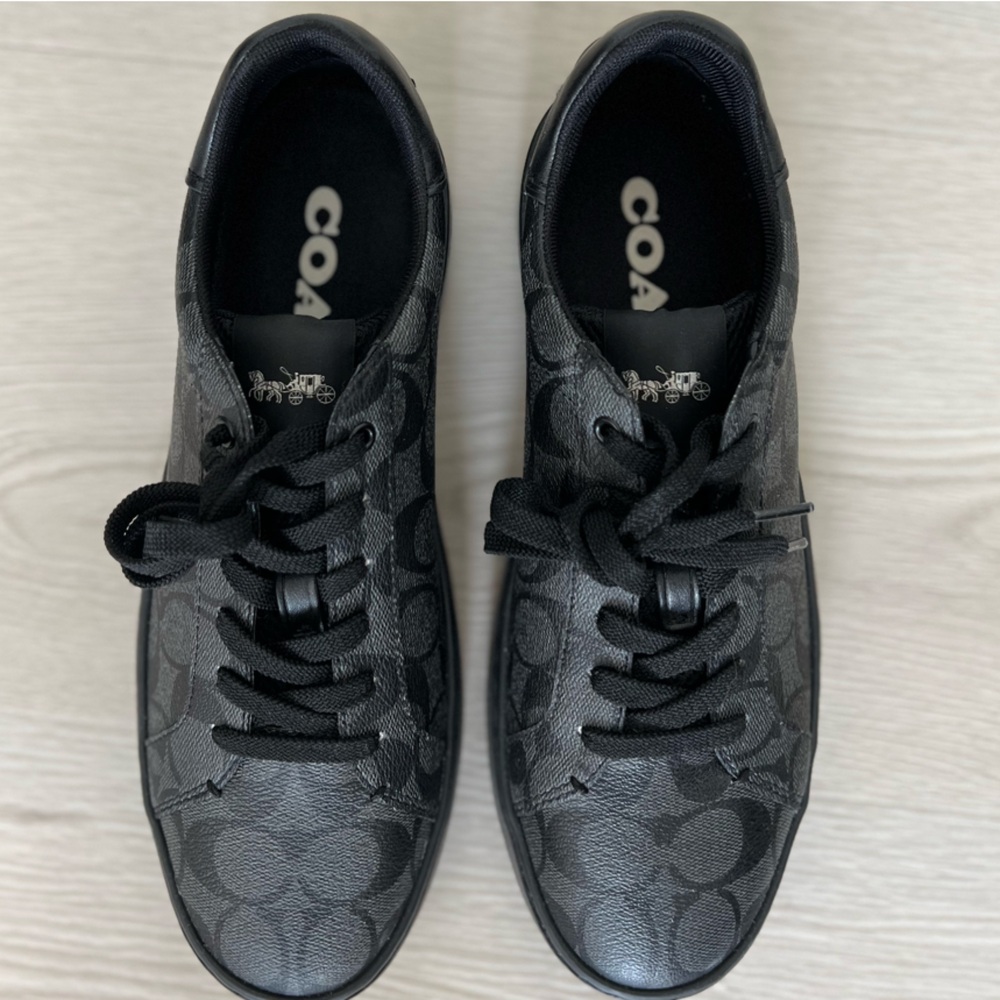Coach Black Monogram Sneakers - Picture 2 of 4